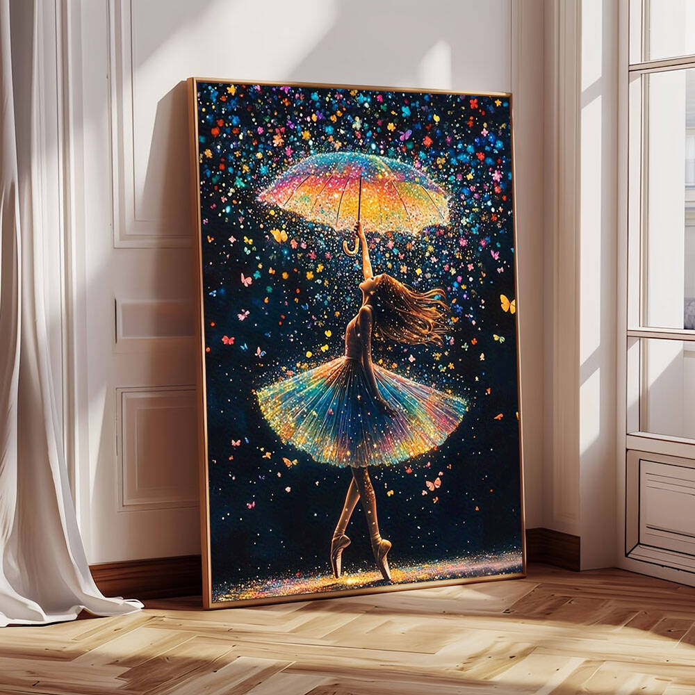 Art Craft Umbrella - Evershine 5D 다이아몬드 페인팅 개 고양이