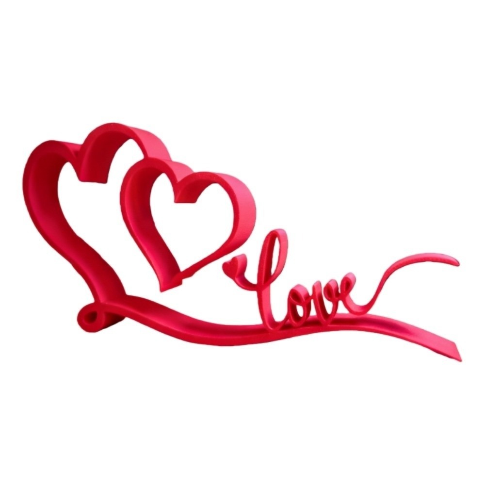Art And Craft Valentine - 3D 프린팅으로 사랑한다고 말하는 작은 표지판