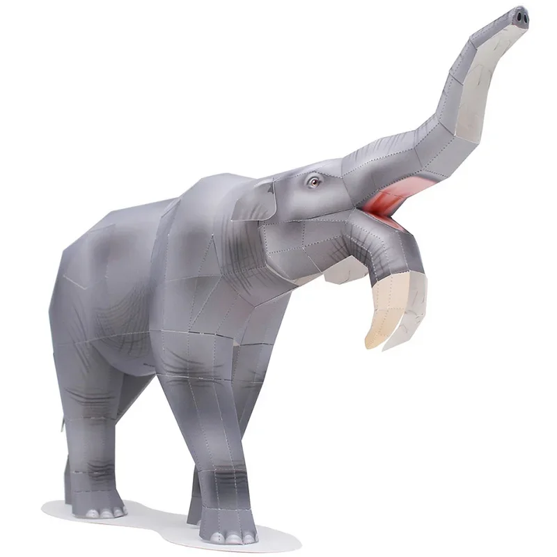 Art Craft Elephant - 디노테리움 코끼리 종이접기 미니 3D 종이