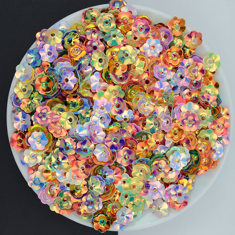 Art Craft Cup - 100g/lot4/6/8/10mm 매화 꽃 컵 루스 스팽글