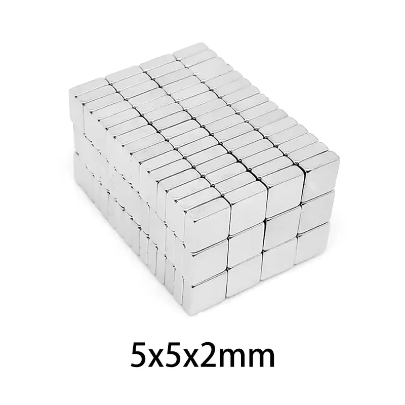 Art Craft Magnet - 5x5x2mm N35 네오디뮴 자석 초박형 사각형