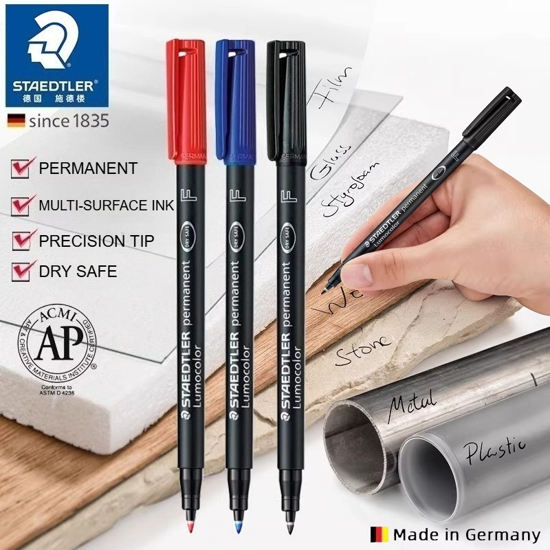 Staedtler Pencil Lumocolor - 1Pc Staedtler Lumocolor 범용 펜, 펠트