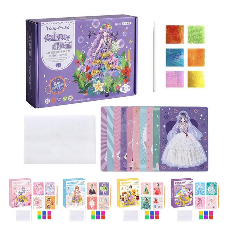Art Craft Activities For Preschoolers - 어린이 테이블 게임 포크 드로잉 아트