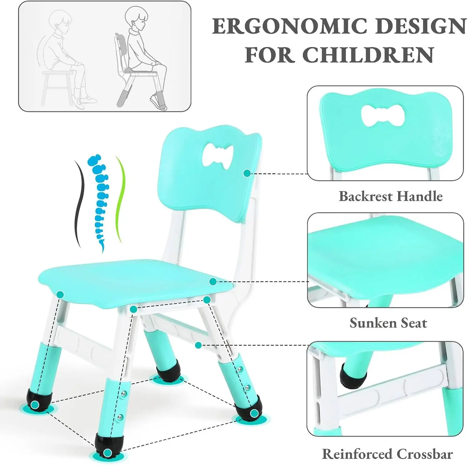 Kids Table and 6 Chairs Set, H - Art Craft Activities For Preschoolers 리뷰 및 가격