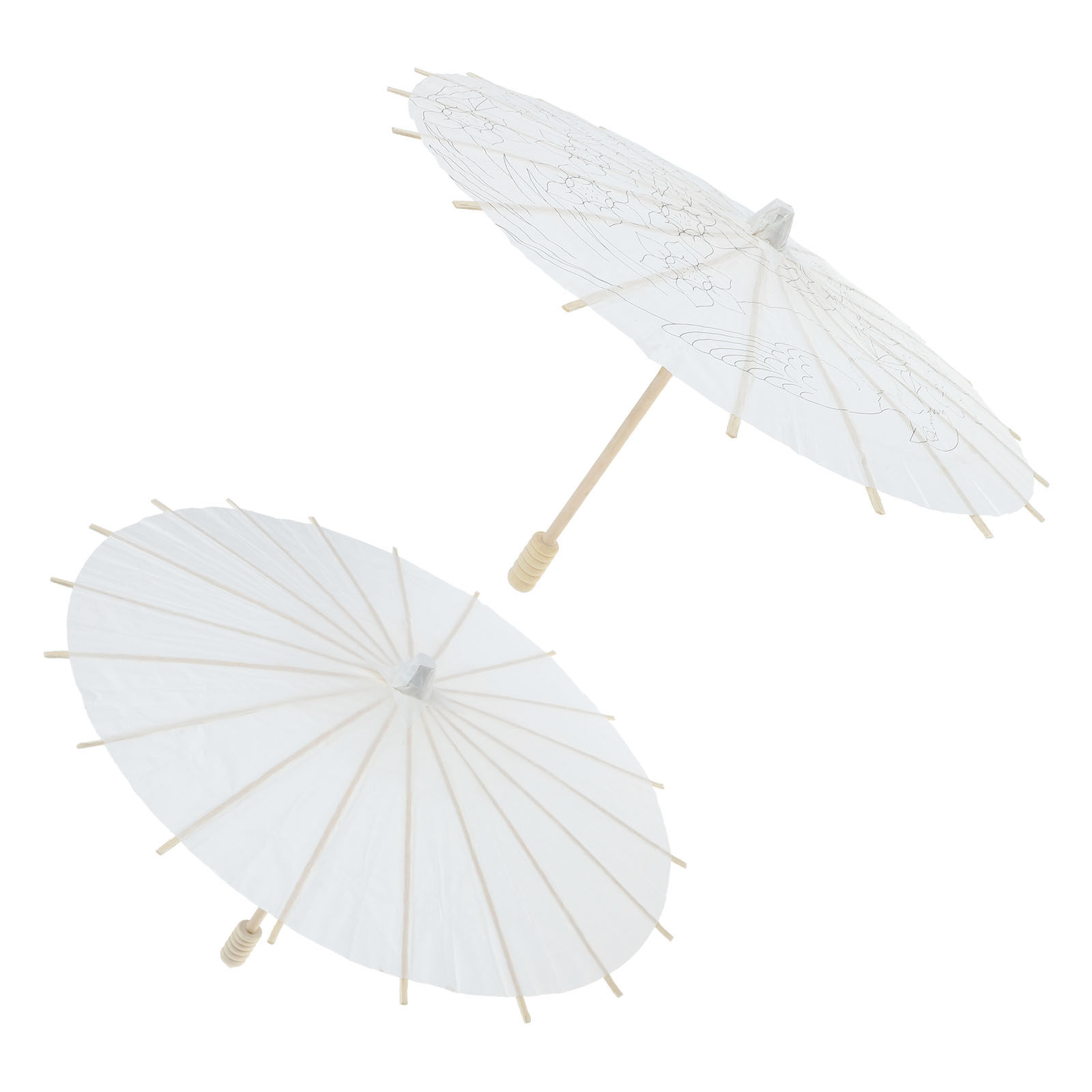 2개 세트 미완성 DIY 유화용 종이 빈 우산 페인팅  - Art Craft Umbrella 리뷰 및 가격