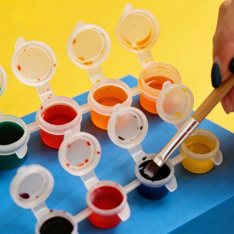 10/30/50PCS 빈 페인트 포트 뚜껑이 있는 미니 - Art Craft Cup 리뷰 및 가격