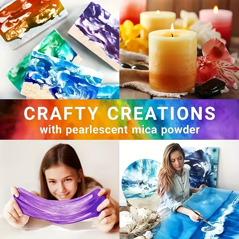 24색/8색 5그램 0. 다양한 색상의 진주빛 운모 가 - Craft And Art Difference 리뷰 및 가격