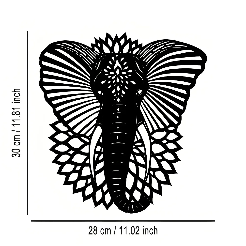 CIFBUY 금속 벽 예술 코끼리 코 모양 표시판 정밀 - Art Craft Elephant 리뷰 및 가격