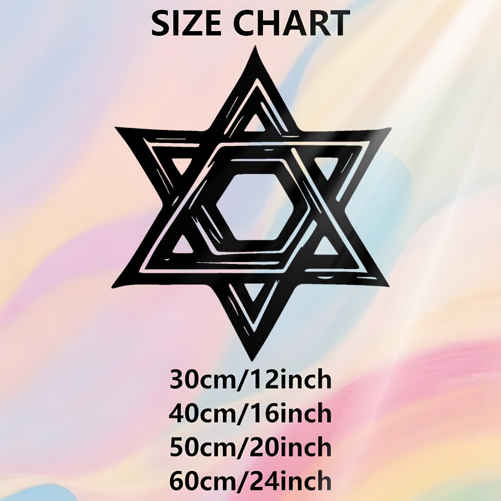 CIFBUY 철제 벽 장식 다윗의 별 금속 조각품 벽걸 - Art & Craft Fair 리뷰 및 가격