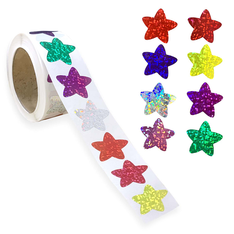 500Pcs/Roll 다채로운 스타 스티커 어린이 보상 - School Of Art X Craft 리뷰 및 가격