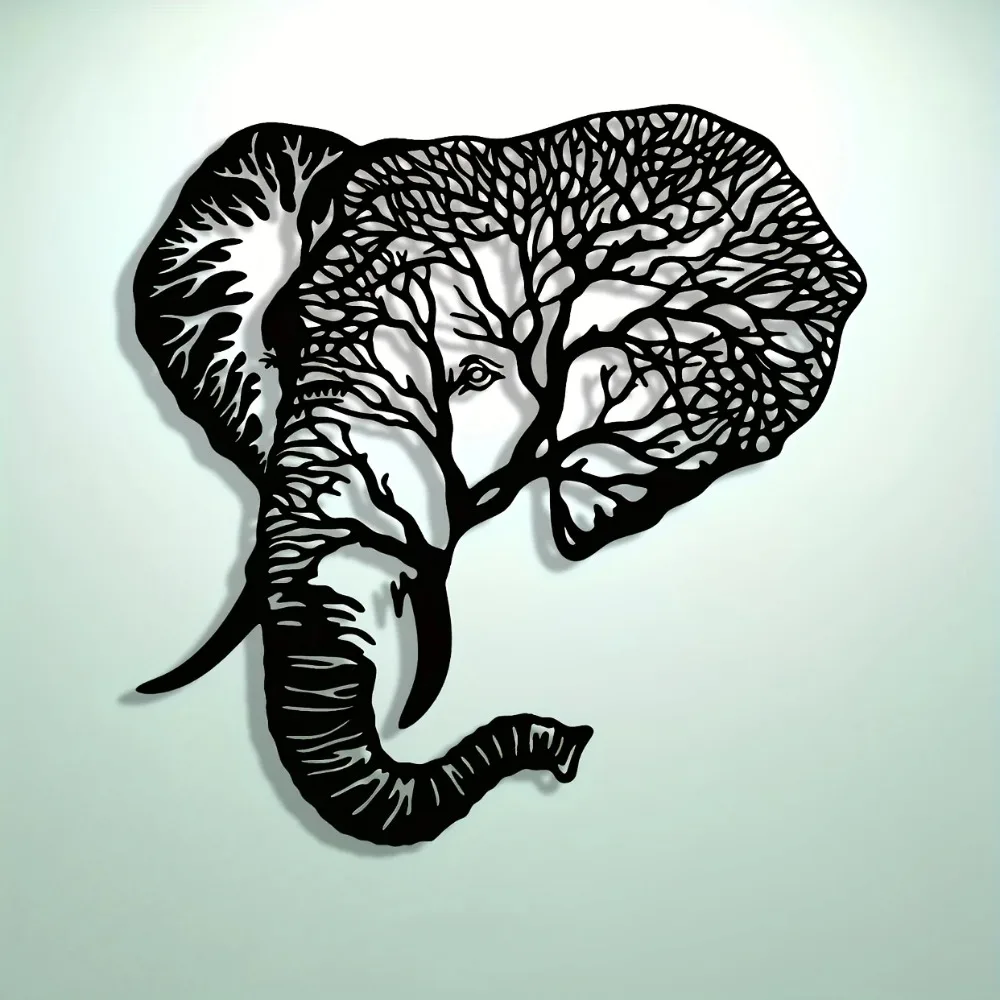 CIFBUY 금속 벽 장식 모던 추상 코끼리 모양 철제 - Art Craft Elephant 리뷰 및 가격