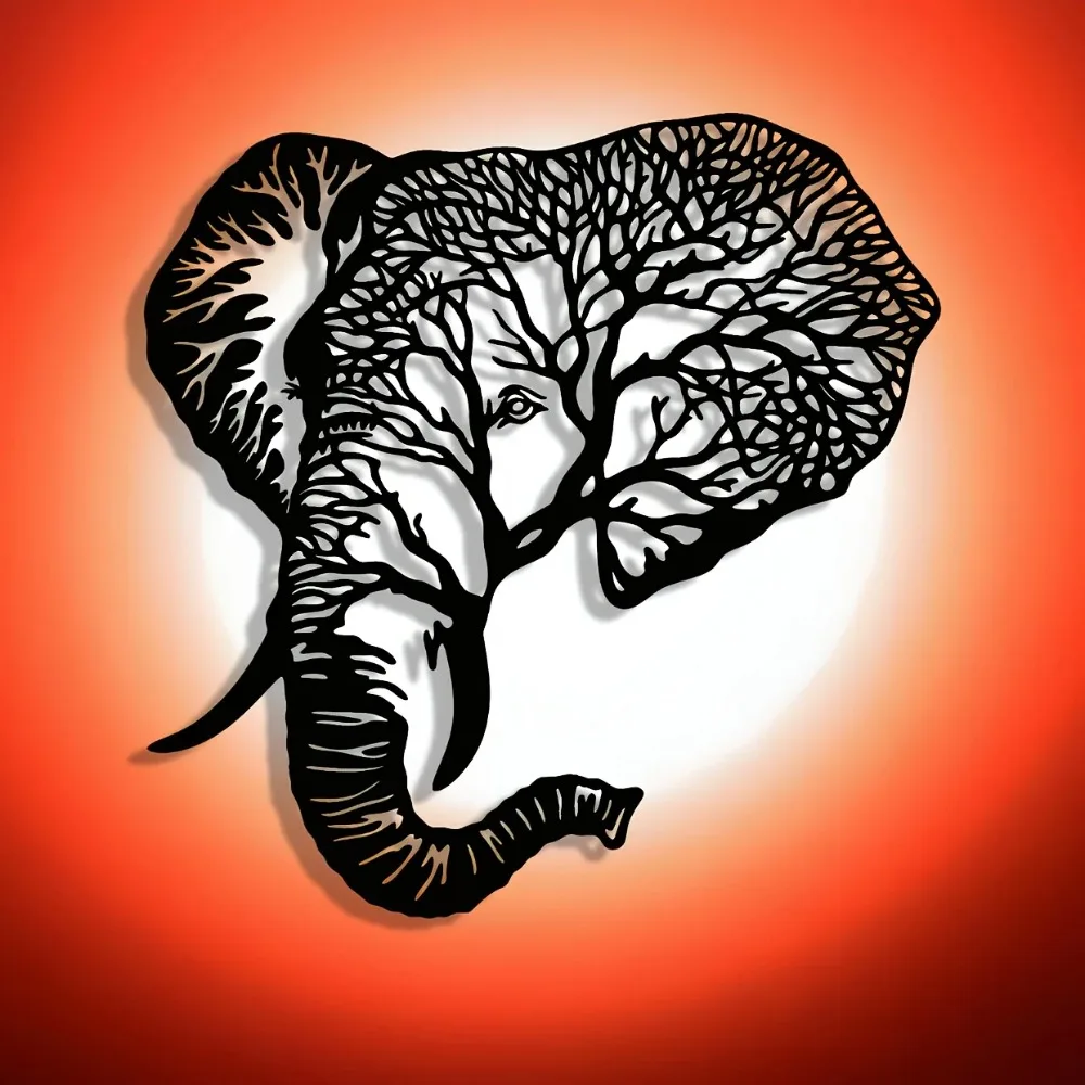 CIFBUY 금속 벽 장식 모던 추상 코끼리 모양 철제 - Art Craft Elephant 리뷰 및 가격