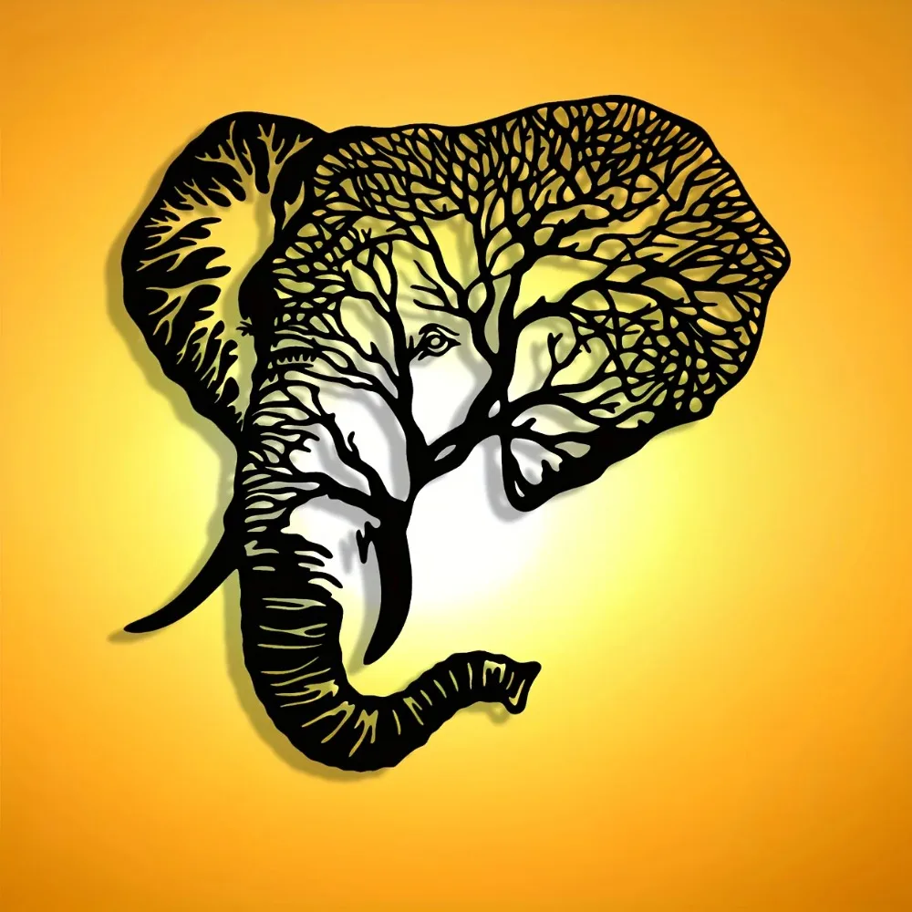 CIFBUY 금속 벽 장식 모던 추상 코끼리 모양 철제 - Art Craft Elephant 리뷰 및 가격