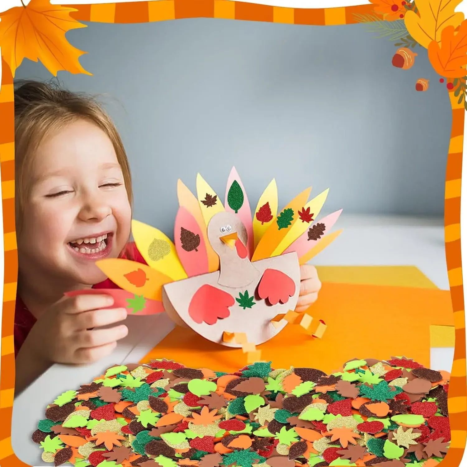 추수감사절 어린이 공예 키트, DIY 가을 잎 장식 아 - Art Craft Leaves 리뷰 및 가격