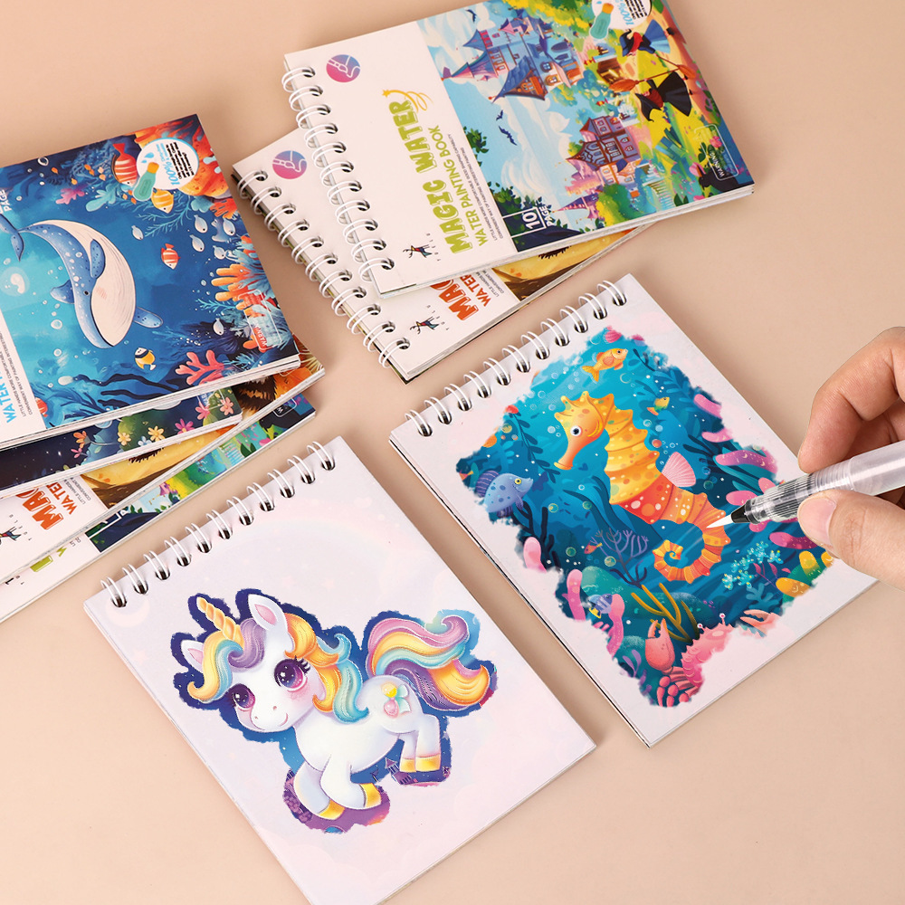 어린이를 위한 마법의 물 그림책 - 재사용 가능한 낙서 - Art Craft Activities For Preschoolers 리뷰 및 가격