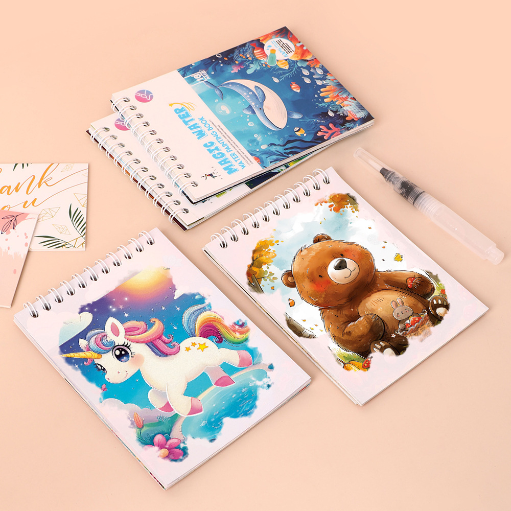어린이를 위한 마법의 물 그림책 - 재사용 가능한 낙서 - Art Craft Activities For Preschoolers 리뷰 및 가격