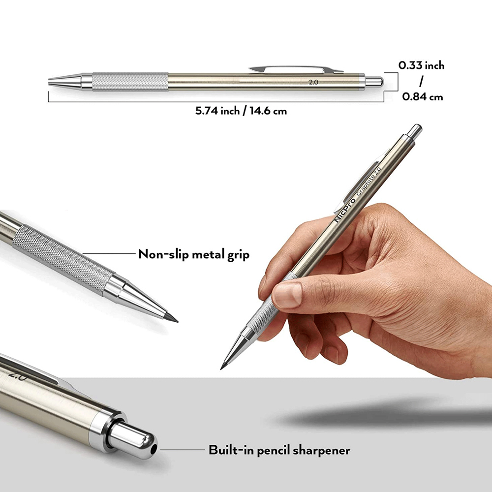 2.0mm 2B 기계식 연필 컬러/블랙 리필이 포함된  - Staedtler Pencil Lumocolor 리뷰 및 가격