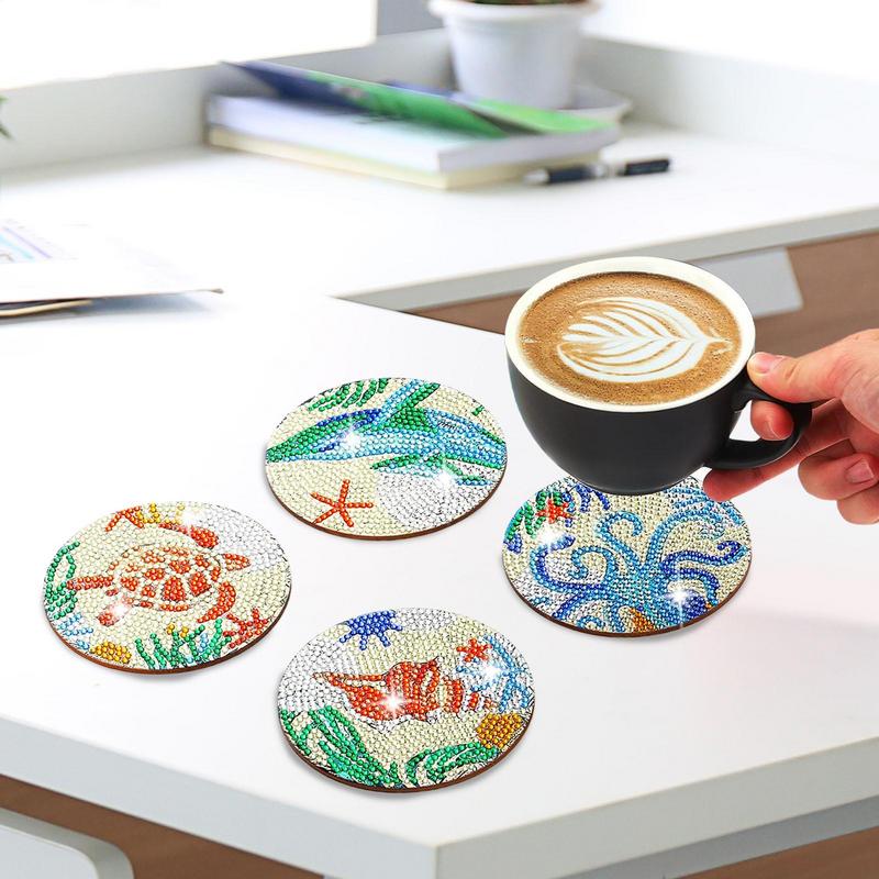 보석 도트 페인트 컵 받침 공예 키트 그림 미술 보석  - Art Craft Cup 리뷰 및 가격