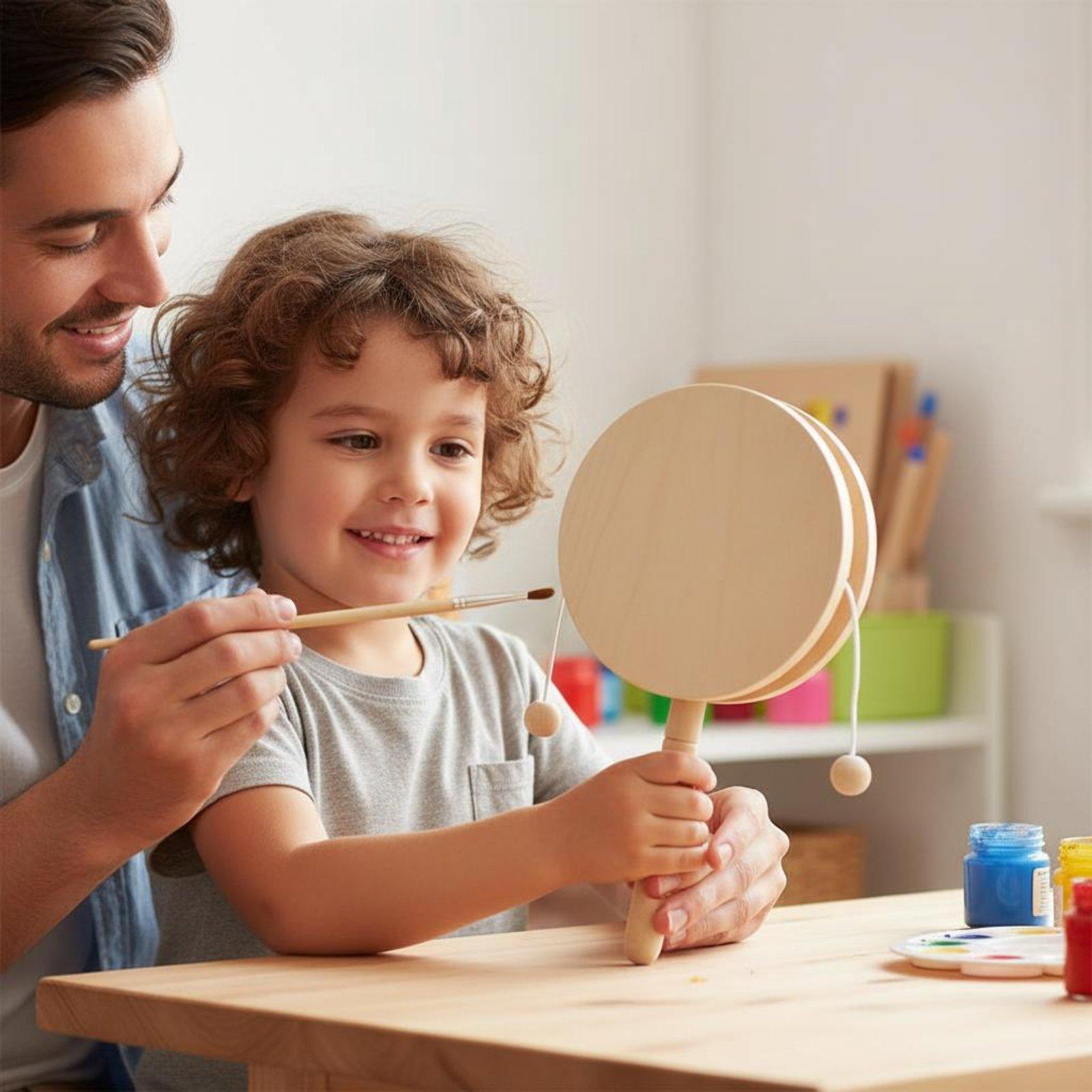 맞춤형 나무 어린이 딸랑이 만들기 세트, 유아 감각 활 - Art Craft Activities For Preschoolers 리뷰 및 가격