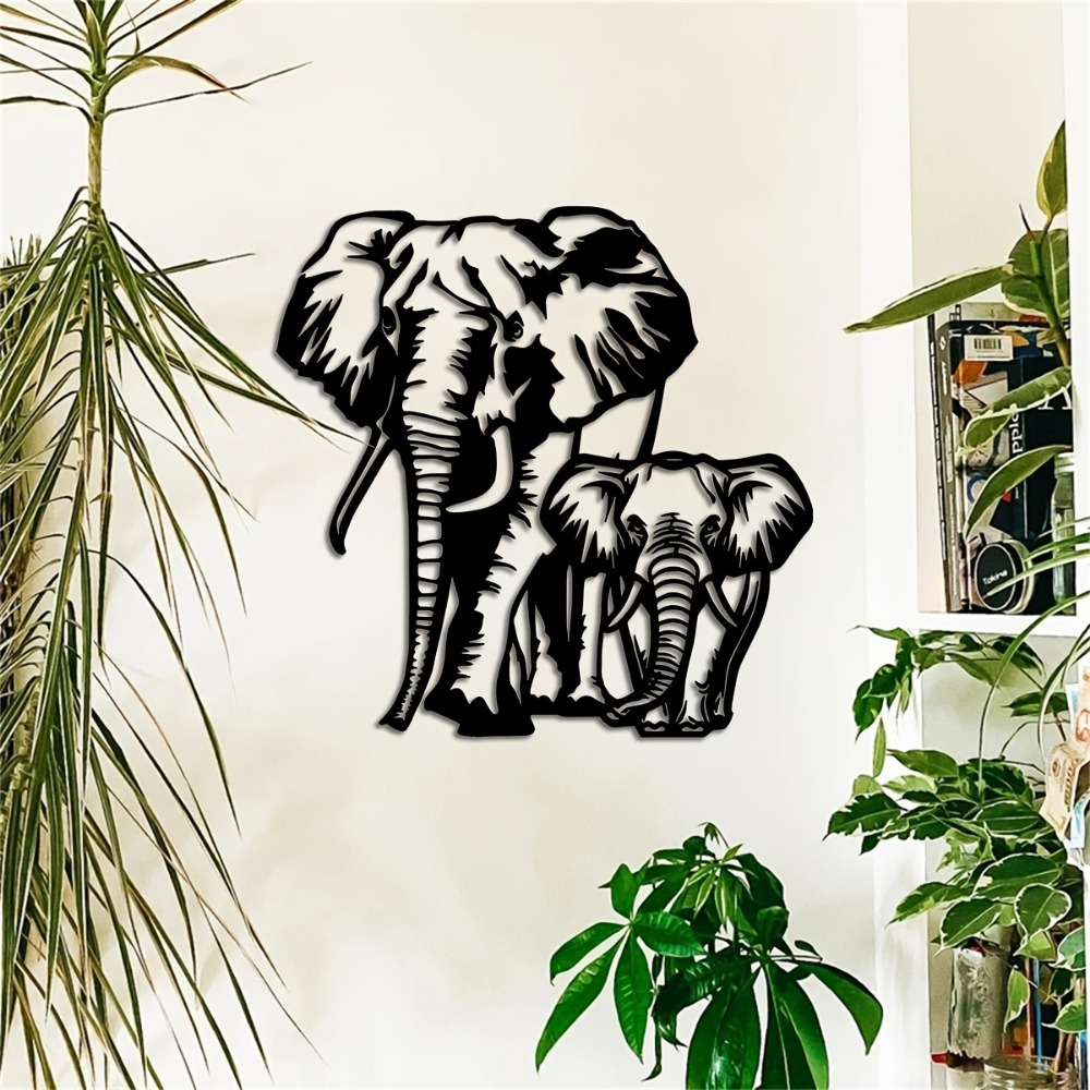 CIFBUY 금속 코끼리 벽 예술 철 공예 동물 조각품 - Art Craft Elephant 리뷰 및 가격