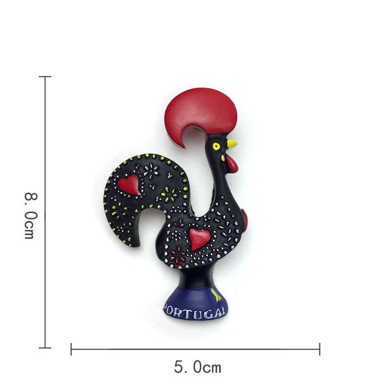 3D 포르투갈 갈릭 수탉 자석 예술 공예품 - 냉장고용 - Art Craft Magnet 리뷰 및 가격