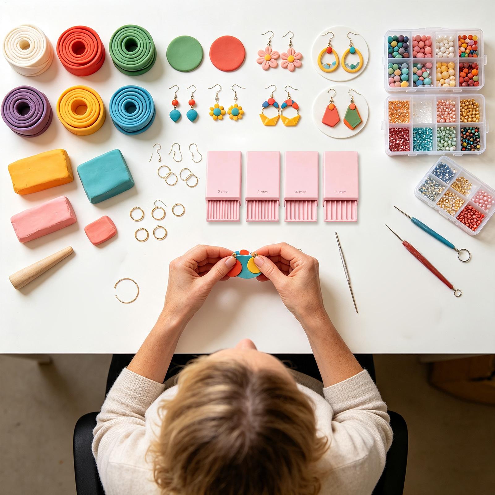 클레이 볼 롤러 도구 4개 세트 재사용 가능한 DIY  - Art Craft Workshop 리뷰 및 가격