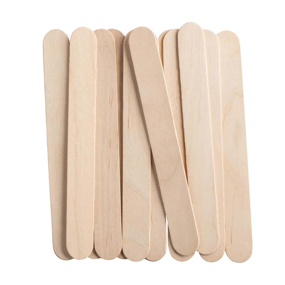 50개 11.4cm 천연 나무 아이스크림 막대 다용도  - Art Craft Jumbo 리뷰 및 가격