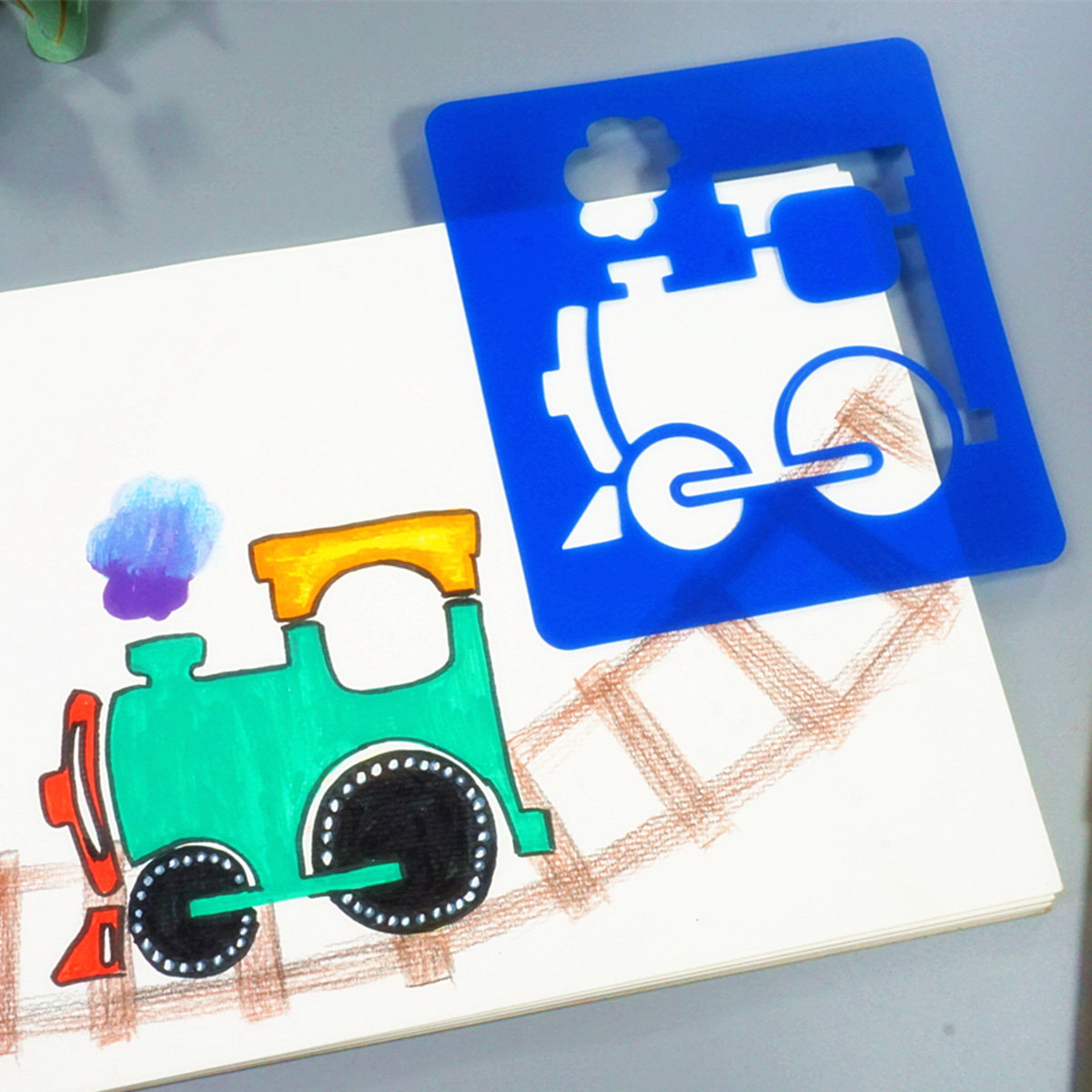 어린이를위한 12Pcs 만화 그리기 템플릿 중공 스텐실 - Art Craft Activities For Preschoolers 리뷰 및 가격