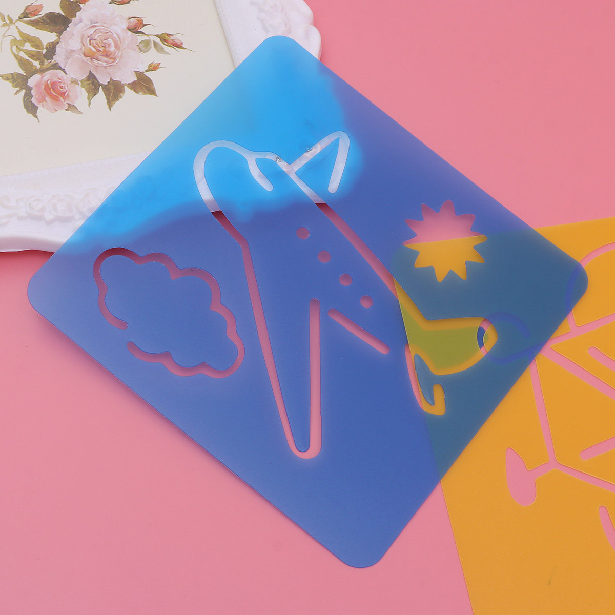 어린이를위한 12Pcs 만화 그리기 템플릿 중공 스텐실 - Art Craft Activities For Preschoolers 리뷰 및 가격