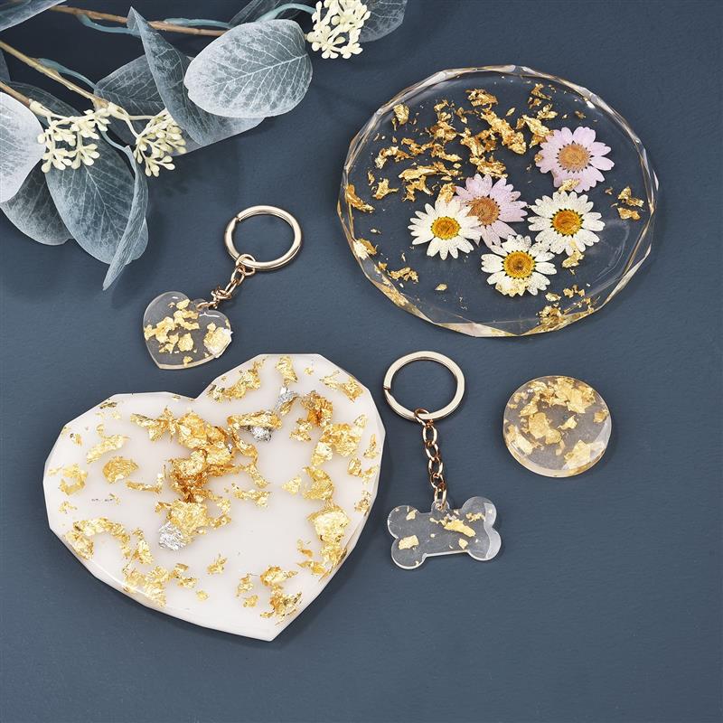반짝이는 호일 종이 금박 DIY 네일 아트 장식 1/2 - Art Craft Leaves 리뷰 및 가격