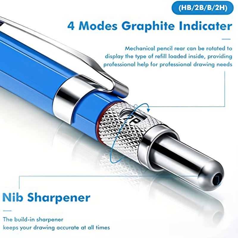 2.0mm 기계식 연필 세트 블랙/컬러 리드 리필 2B - Staedtler Pencil Lumocolor 리뷰 및 가격