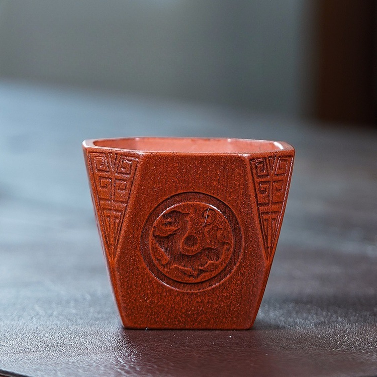 이싱 지사 수제 복숭아 도자기 팔각컵 차 세트 장식용  - Art Craft Cup 리뷰 및 가격