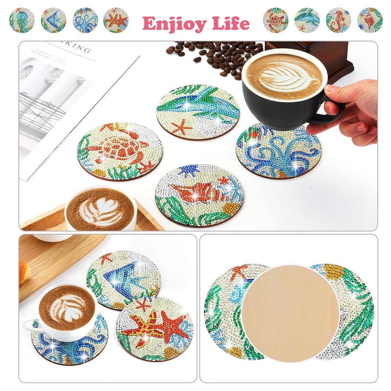 보석 아트 컵 받침 공예 키트 그림 아트 보석 컵 받침 - Art Craft Cup 리뷰 및 가격