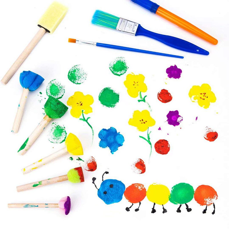 대량 페인팅 스펀지 및 브러쉬 세트 – 12/22/30 - Art Craft Workshop 리뷰 및 가격