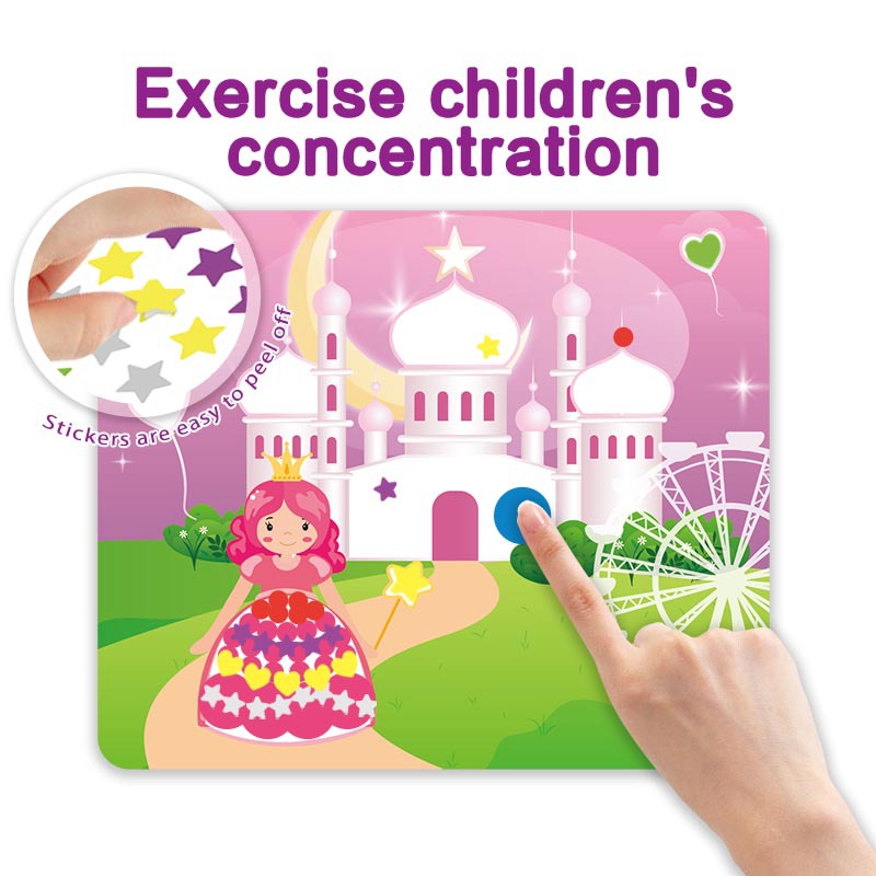 유니콘 공주 도트 스티커, 예술 공예 활동 DIY 스티 - Art Craft Activities For Preschoolers 리뷰 및 가격