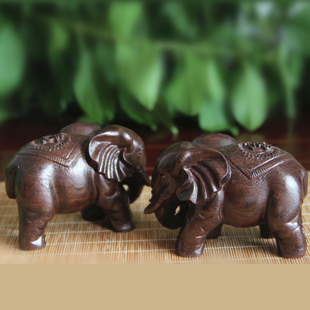 나무 코끼리 조각 장식 부처님 동물 코끼리 인형 예술  - Art Craft Elephant 리뷰 및 가격