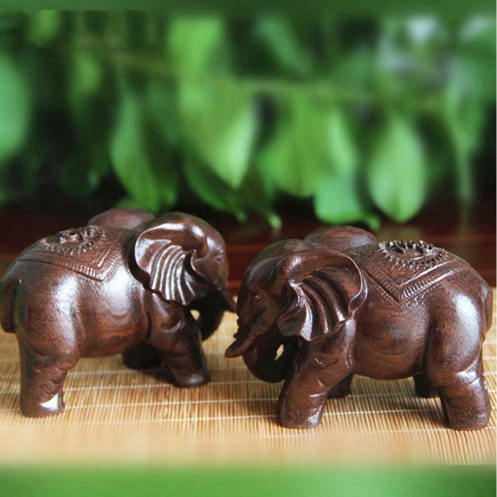 나무 코끼리 조각 장식 부처님 동물 코끼리 인형 예술  - Art Craft Elephant 리뷰 및 가격